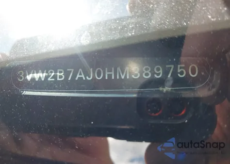 2017 Volkswagen Jetta 1.4T S from USA, damaged, VIN 3VW2B7AJ0HM389750